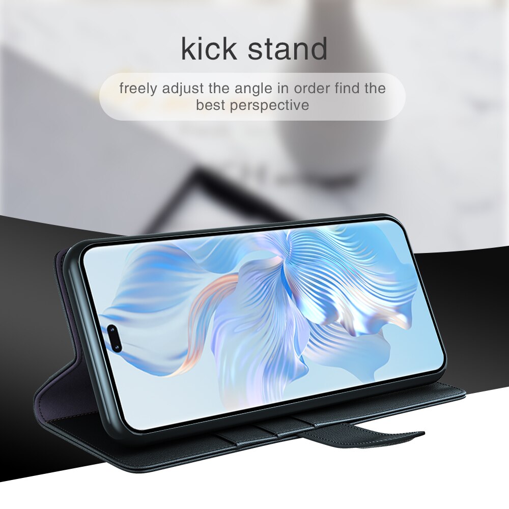 Funda de cuero genuino Honor , Negro