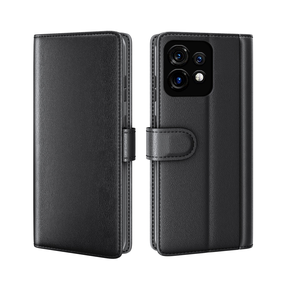 Funda Magnética Estilo Cartera Puro 2-en-1 para iPhone 15 Pro Max - Negro