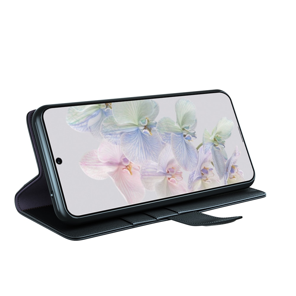 Funda de cuero genuino Google Pixel 7, Negro