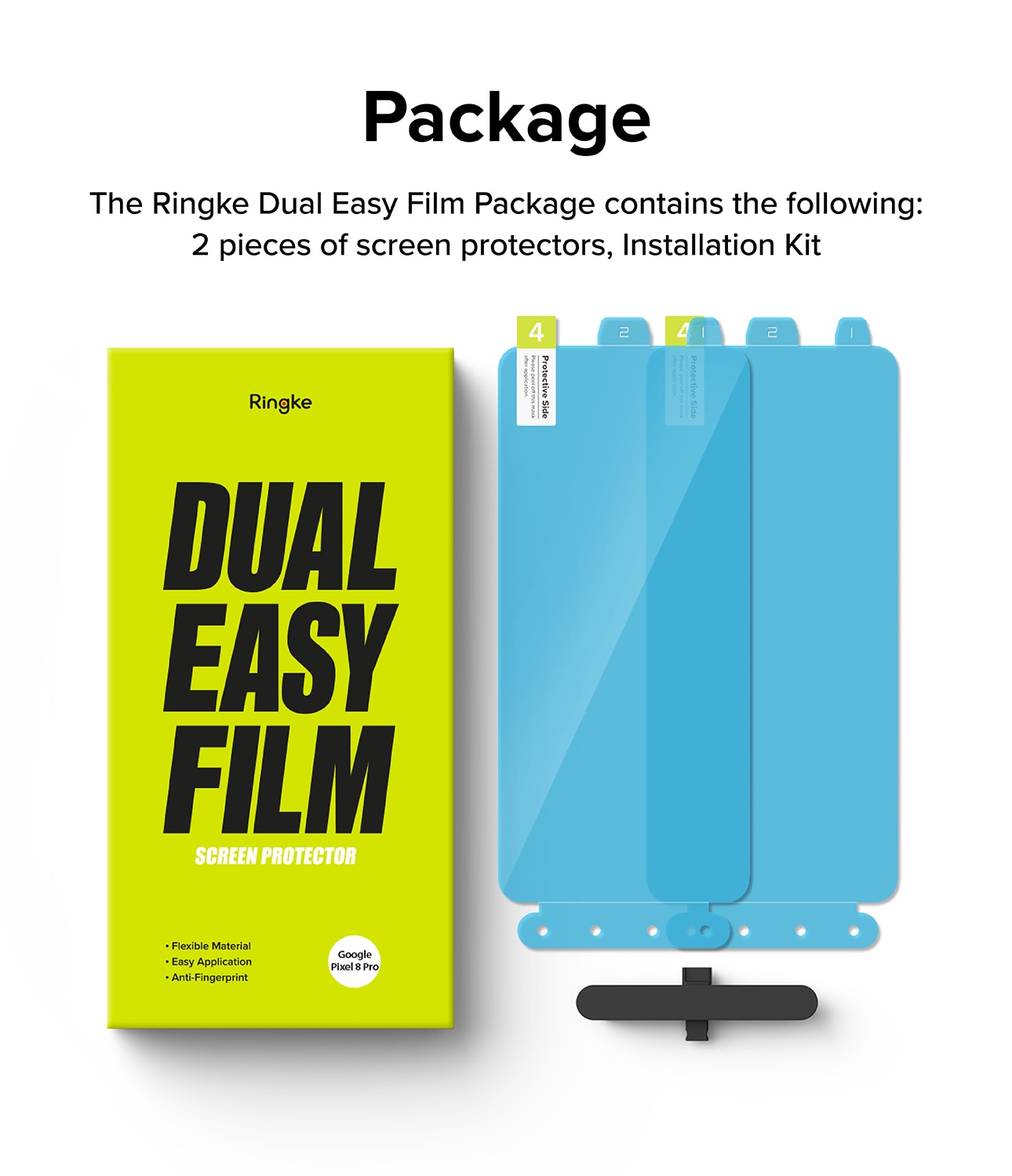 Dual Easy Screen Protector (2 piezas) Google Pixel 8 Pro