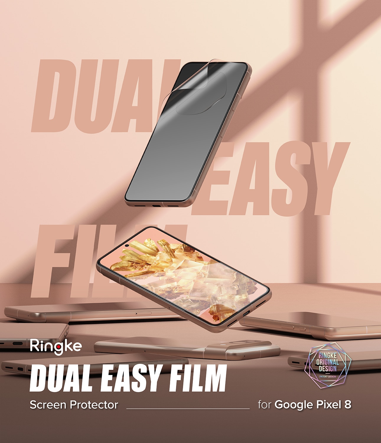 Dual Easy Screen Protector (2 piezas) Google Pixel 8