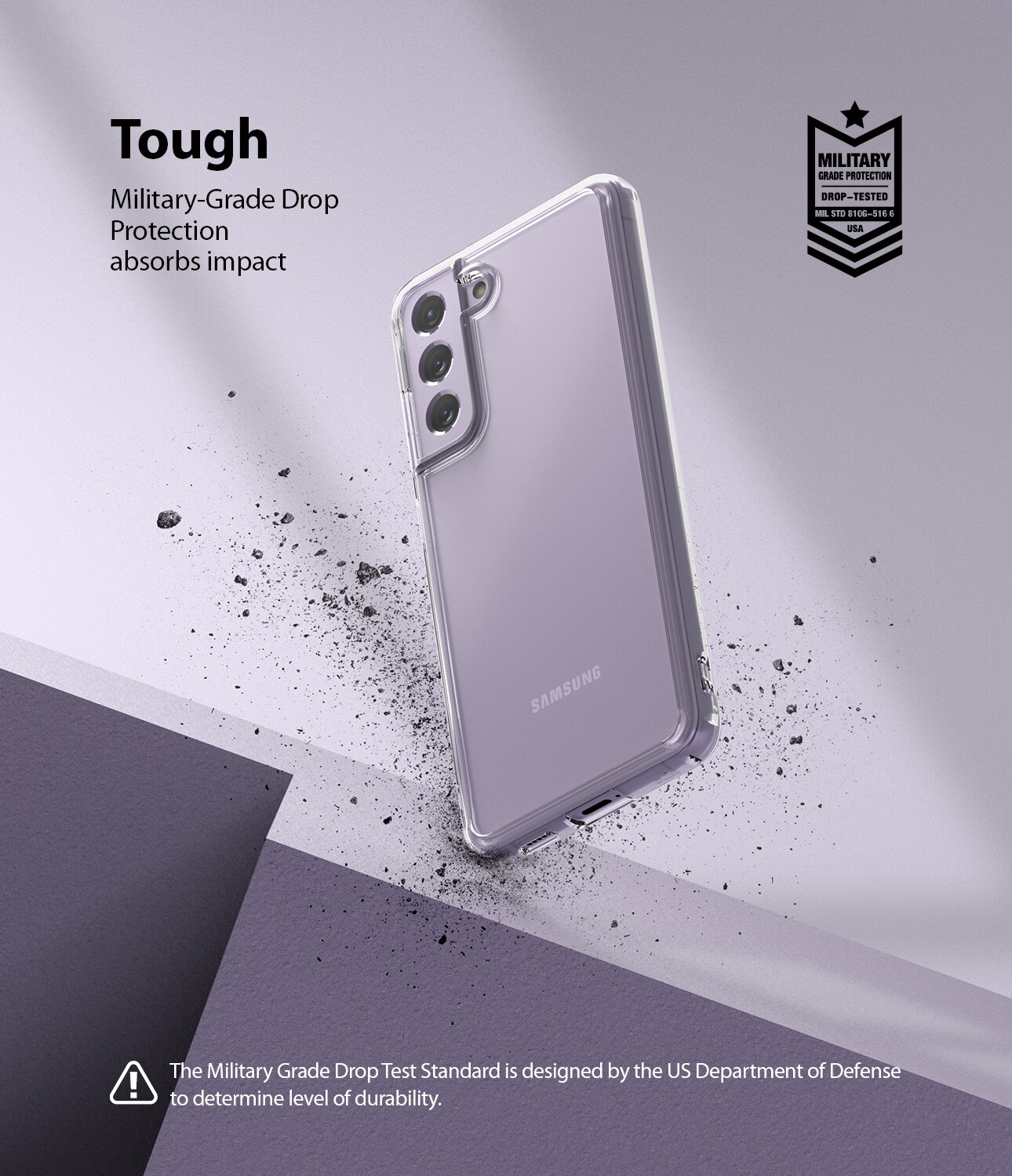 Funda Fusion Samsung Galaxy S21 FE Transparente