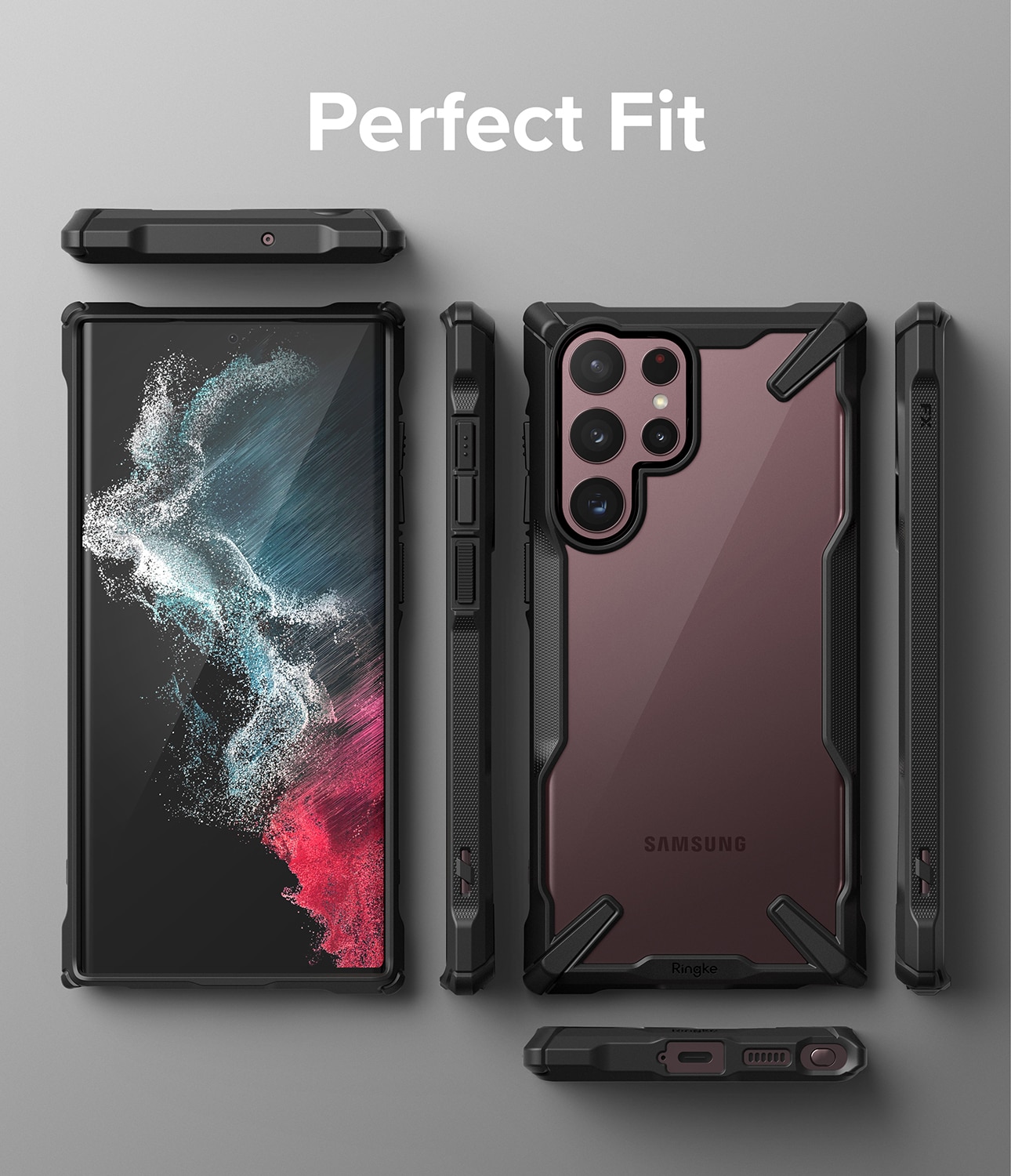 Funda Fusion X Samsung Galaxy S22 Ultra Negro