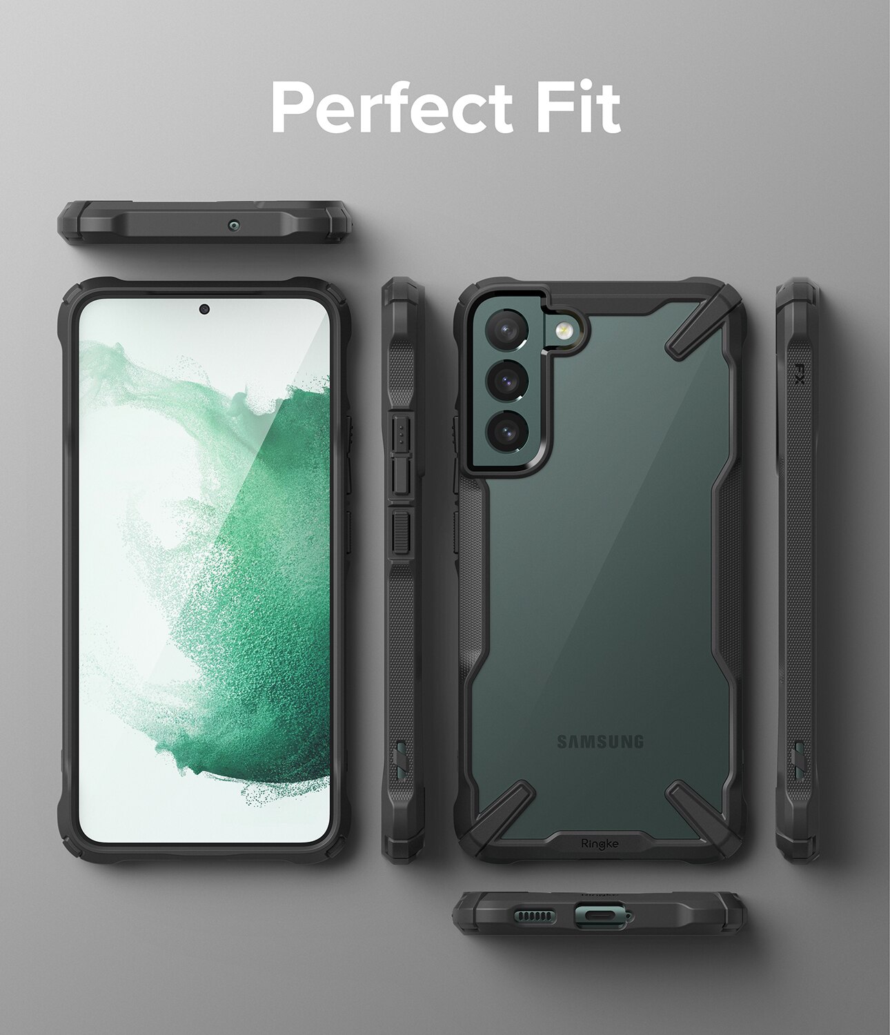 Funda Fusion X Samsung Galaxy S22 Plus Negro