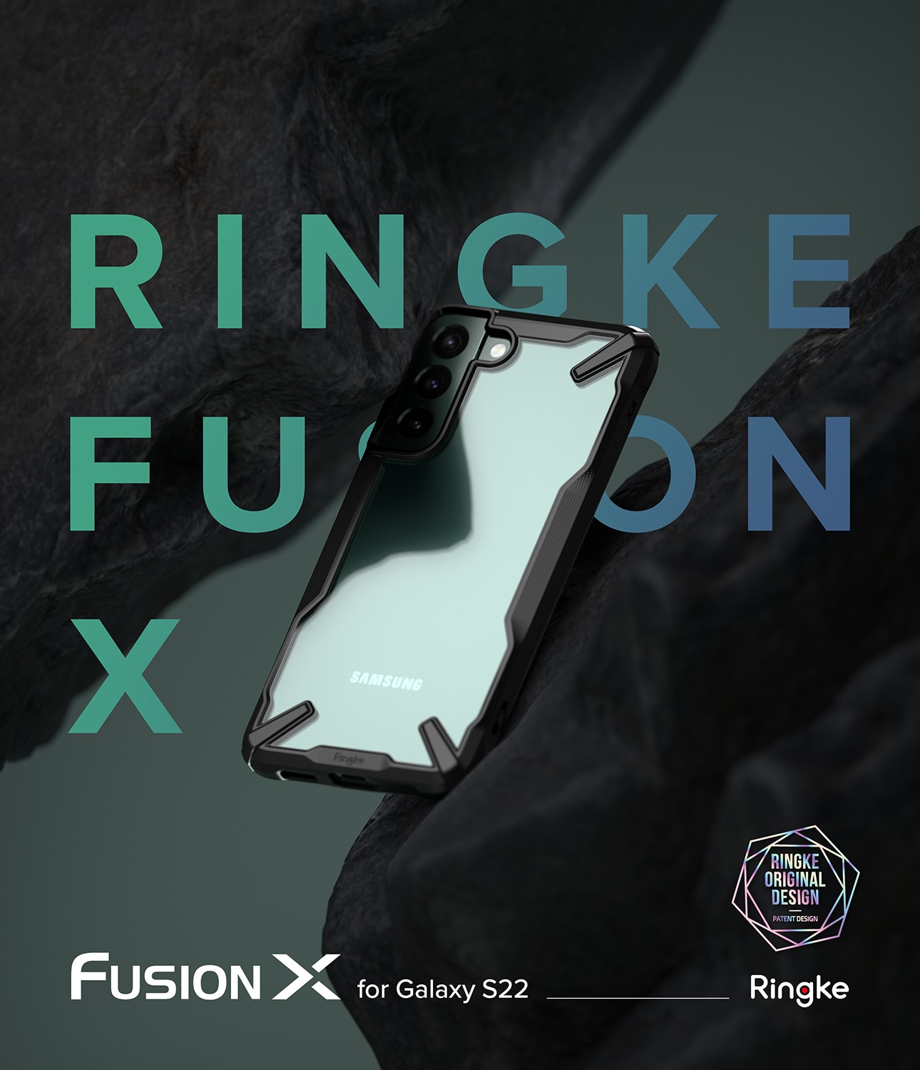 Funda Fusion X Samsung Galaxy S22 Plus Negro