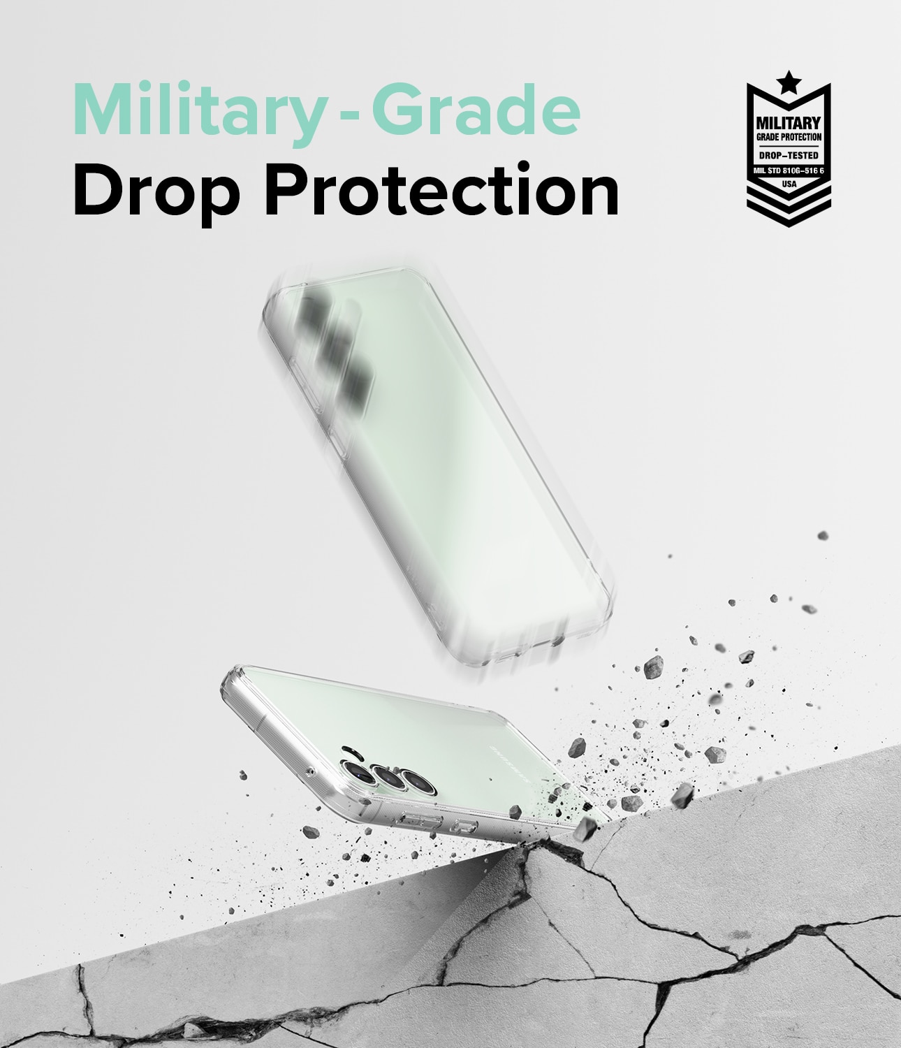 Funda Fusion Samsung Galaxy S23 FE Transparente
