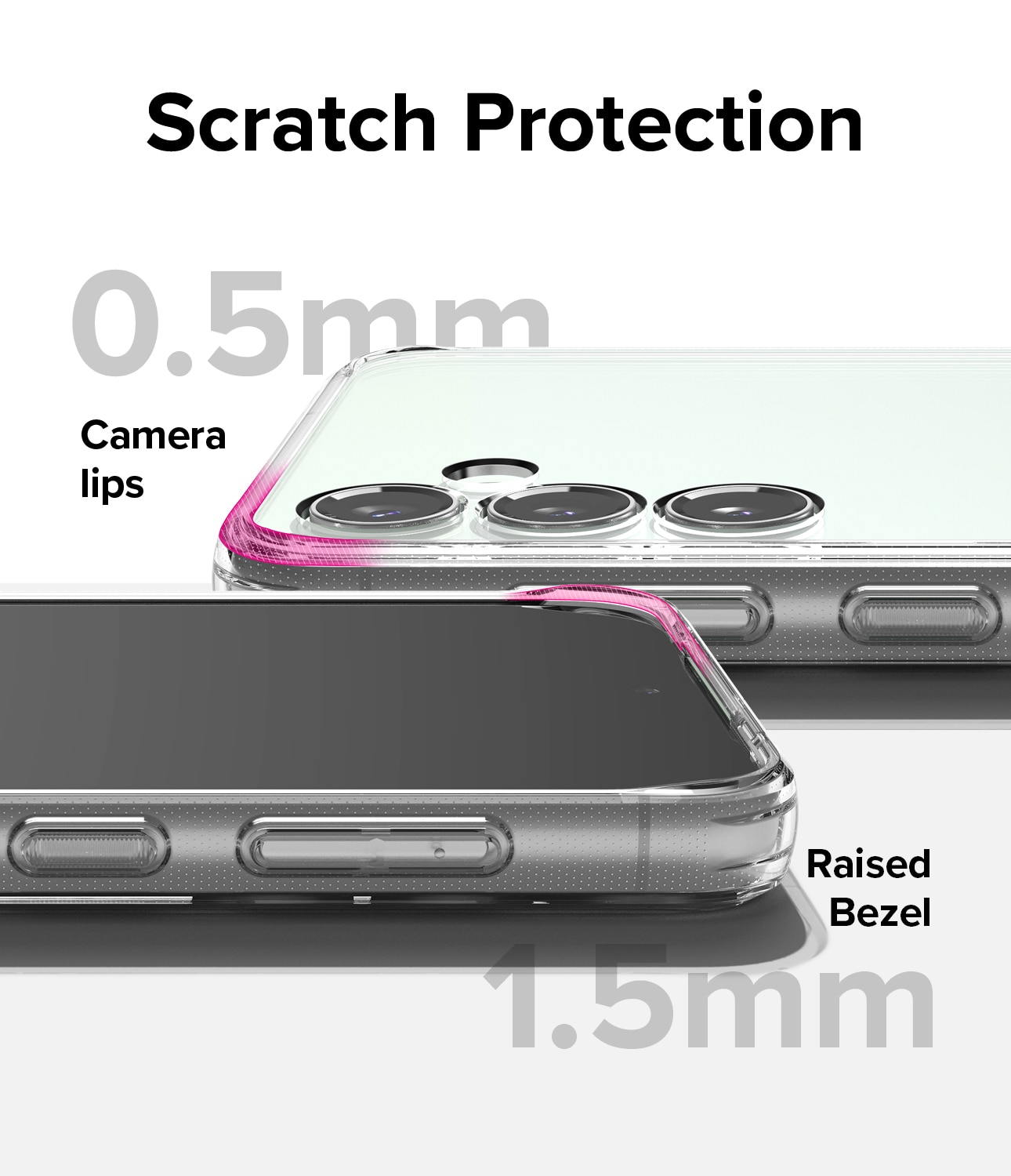 Funda Fusion Samsung Galaxy S23 FE Transparente