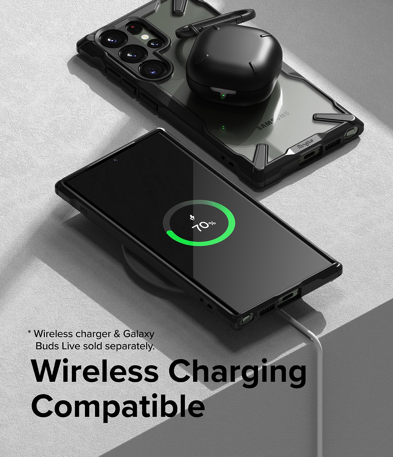Funda Fusion X Samsung Galaxy S23 Ultra Negro