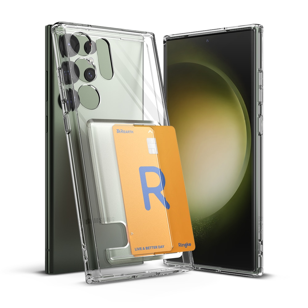 Funda Fusion Card Samsung Galaxy S23 Ultra transparente