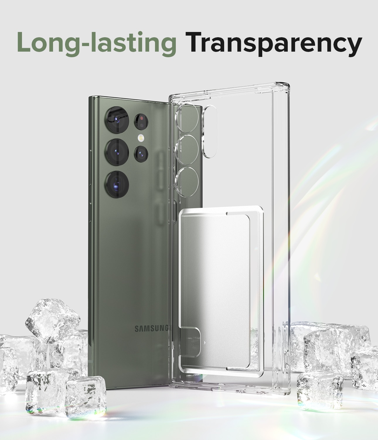 Funda Fusion Card Samsung Galaxy S23 Ultra transparente