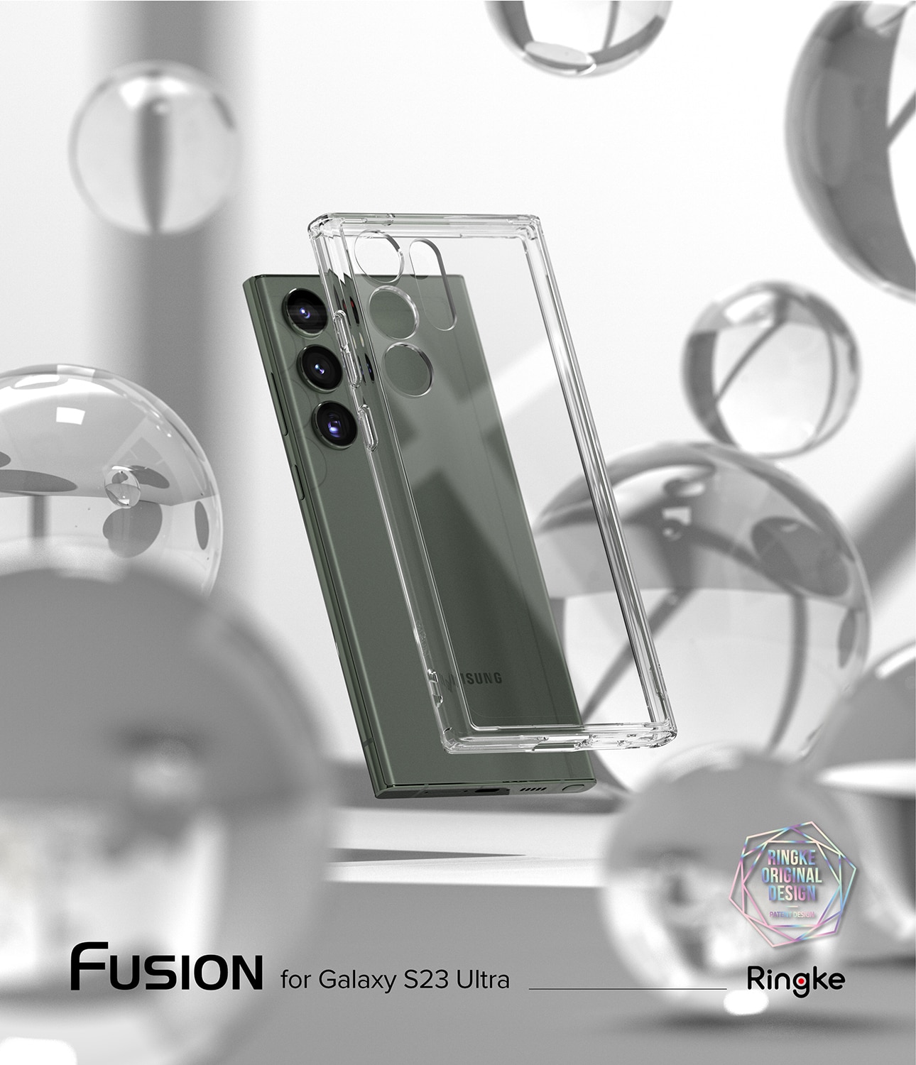 Funda Fusion Samsung Galaxy S23 Ultra Transparente