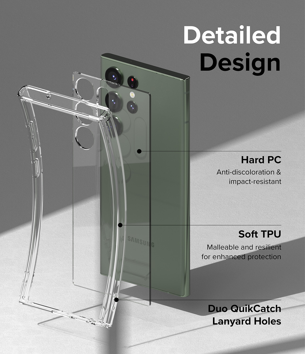 Funda Fusion Samsung Galaxy S23 Ultra Transparente