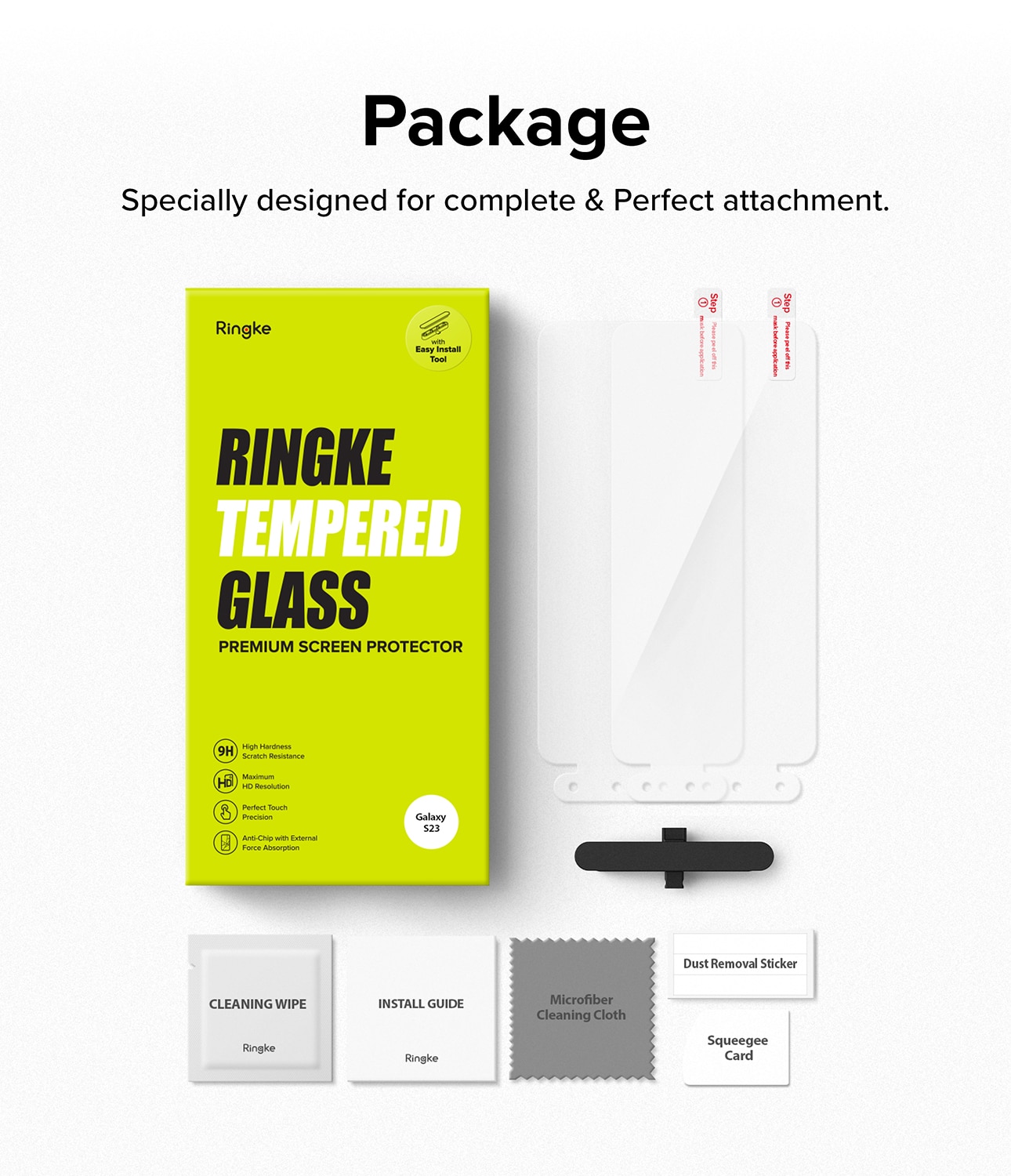 Screen Protector Glass Samsung Galaxy S23 (2-pack)