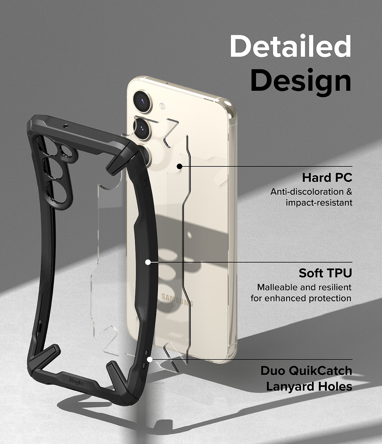 Funda Fusion X Samsung Galaxy S23 Negro