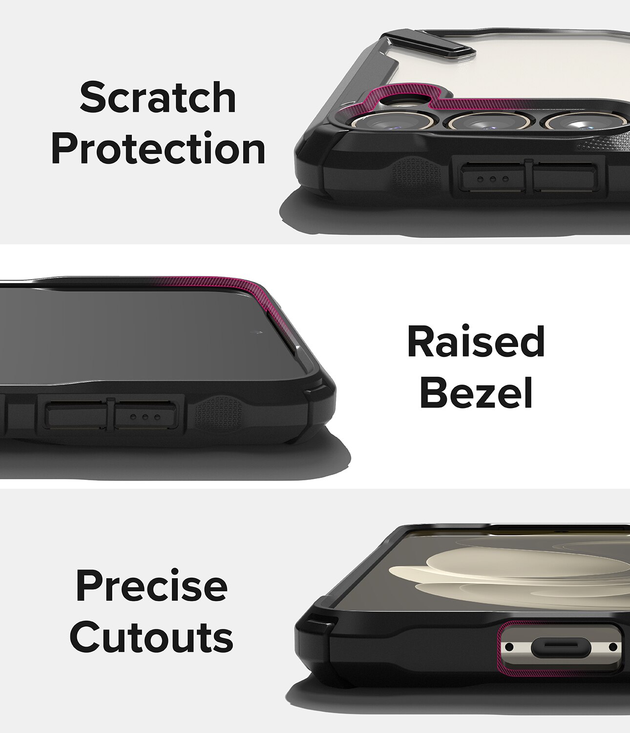 Funda Fusion X Samsung Galaxy S23 Negro