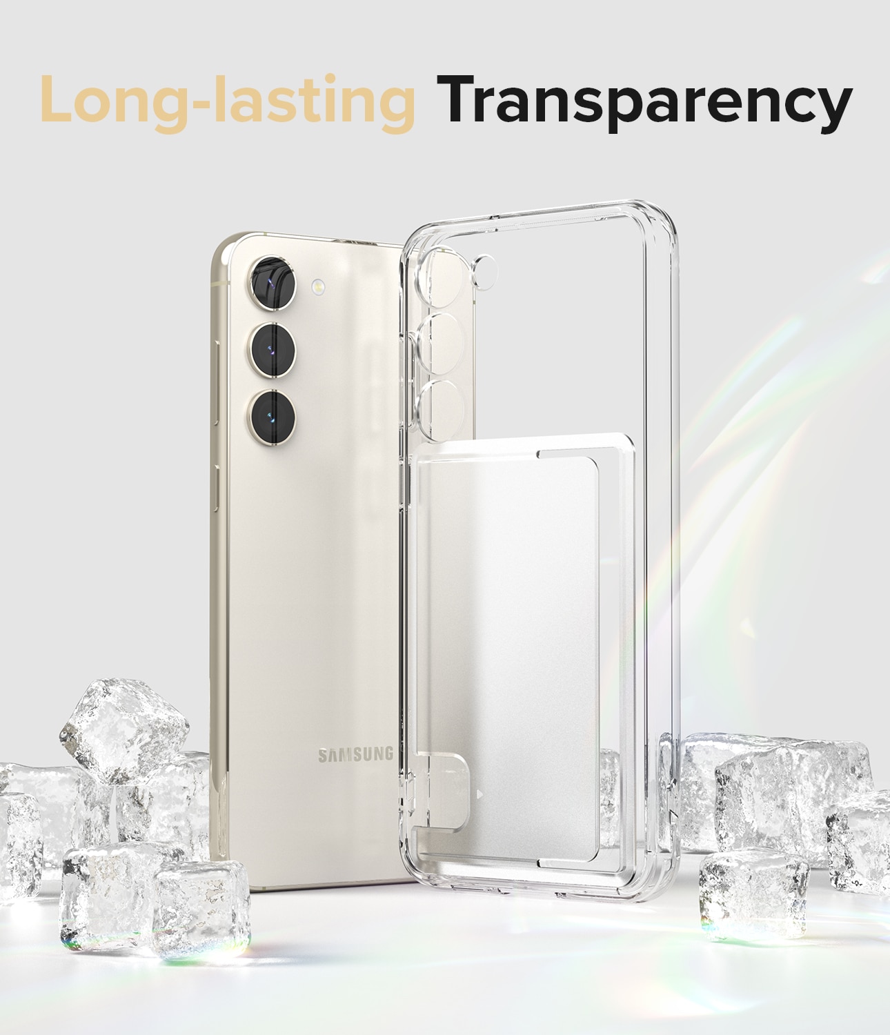 Funda Fusion Card Samsung Galaxy S23 transparente