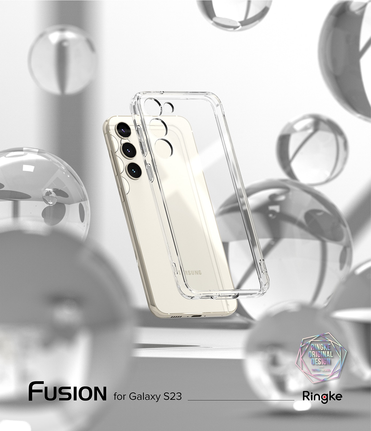 Funda Fusion Samsung Galaxy S23 Transparente