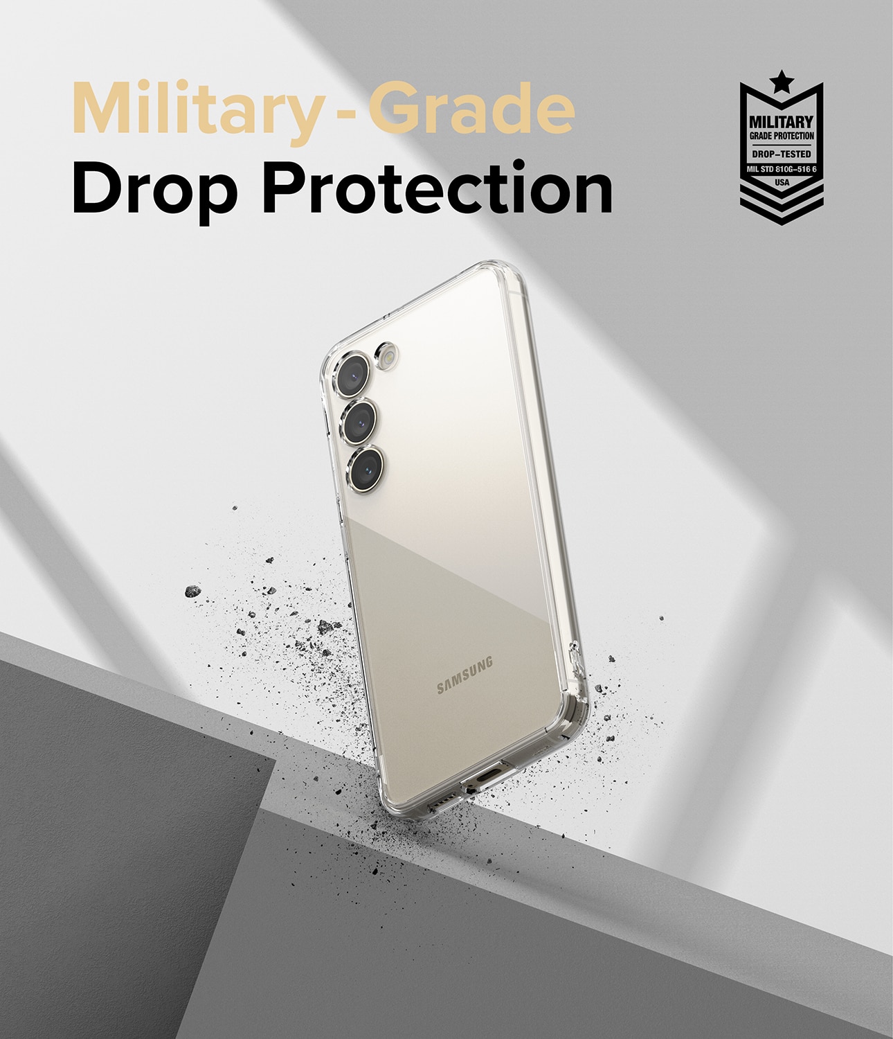 Funda Fusion Samsung Galaxy S23 Plus Transparente
