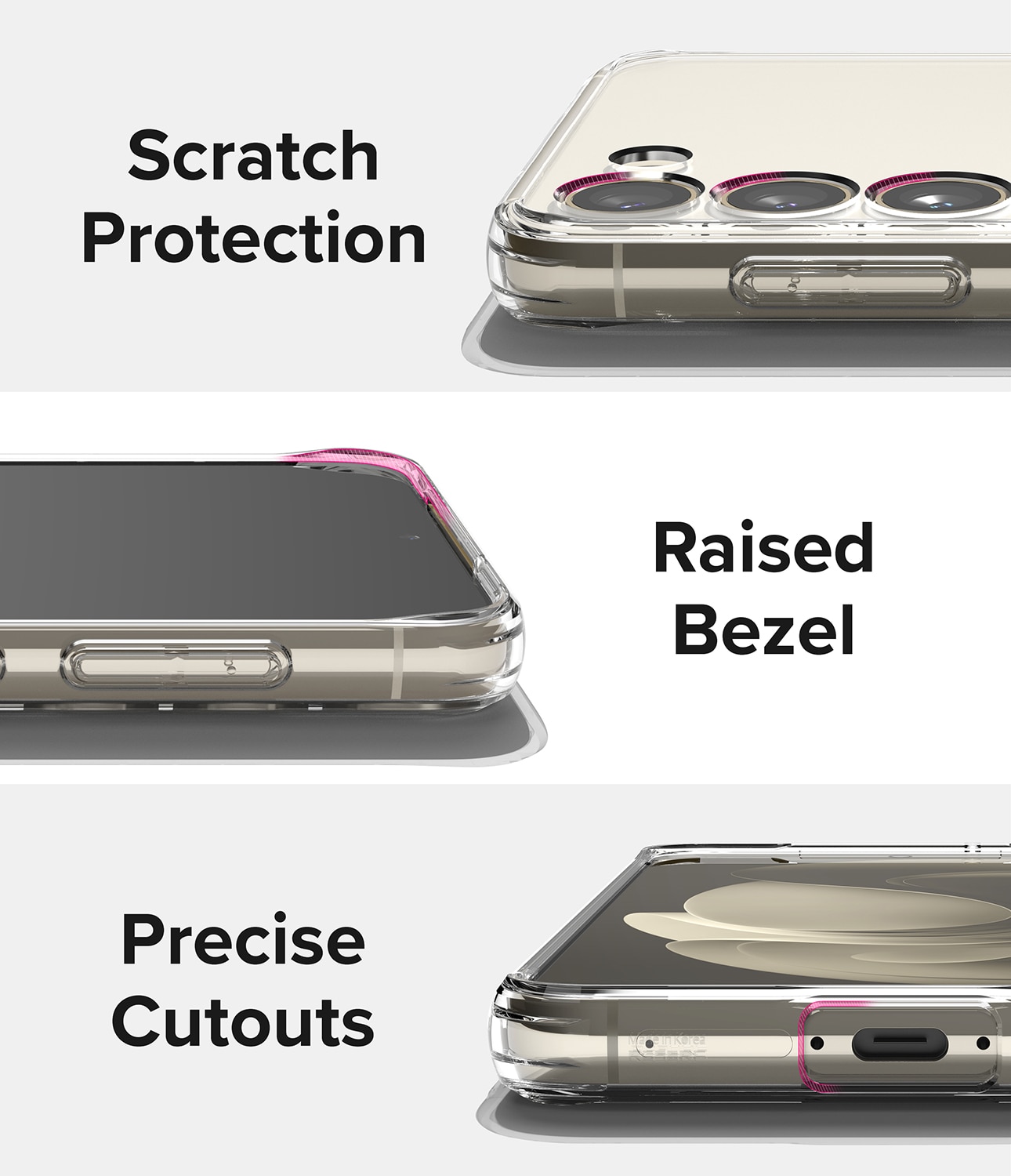 Funda Fusion Samsung Galaxy S23 Plus Transparente