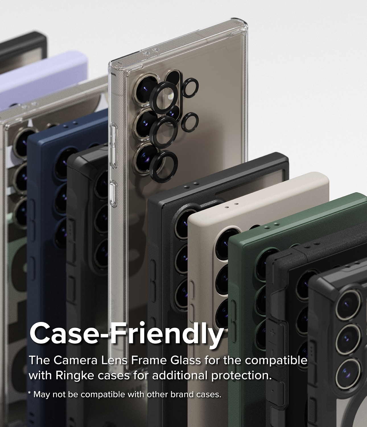 Camera Lens Frame Glass Samsung Galaxy S24 Ultra Negro