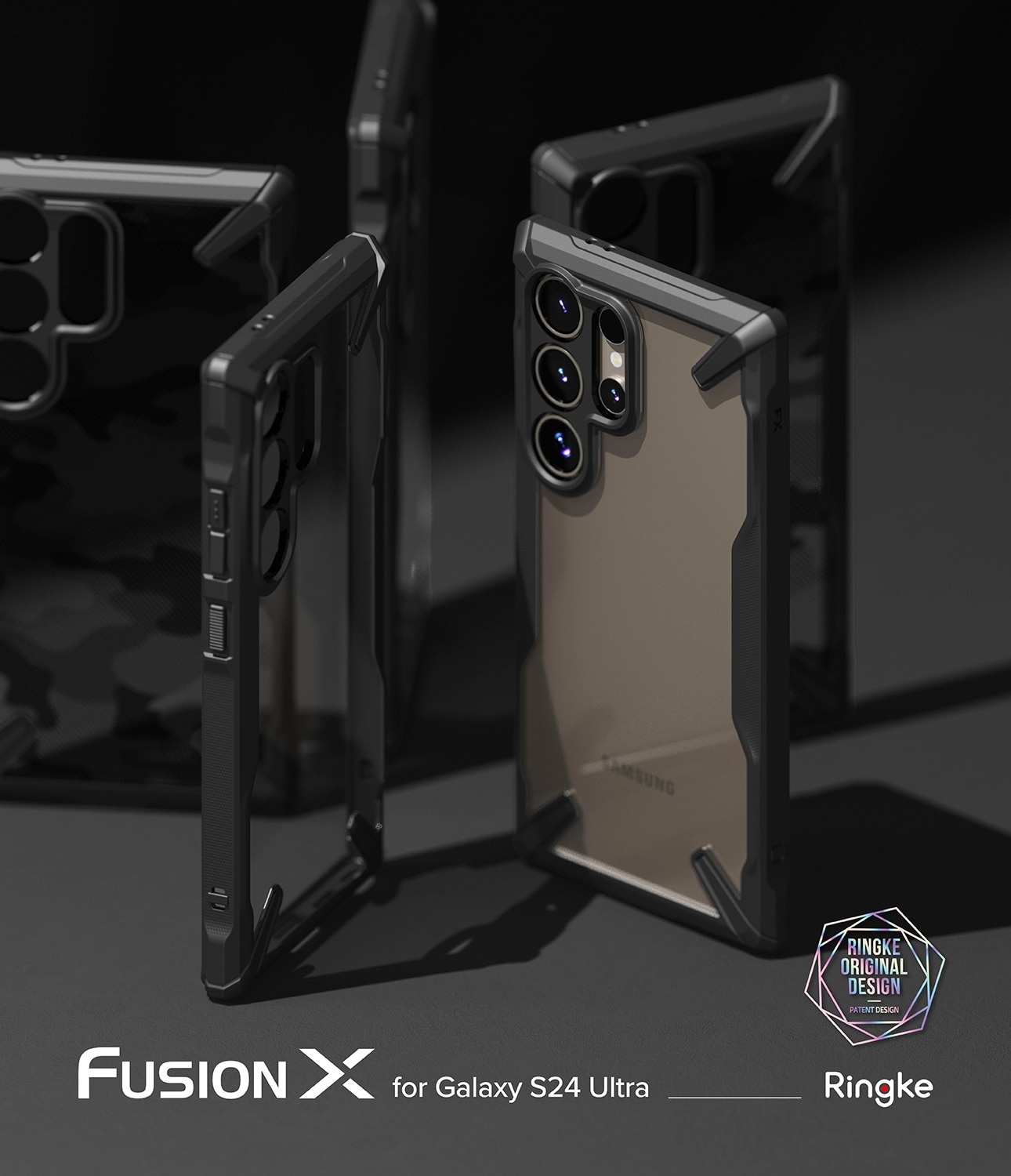 Funda Fusion X Samsung Galaxy S24 Ultra negro