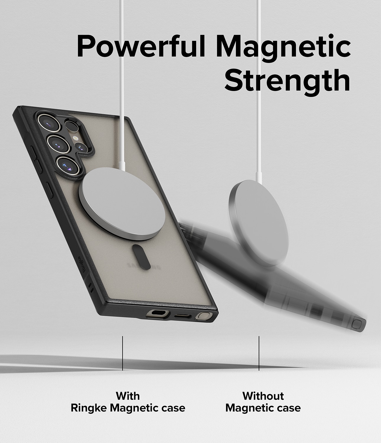 Funda Fusion Bold Magnetic MagSafe Samsung Galaxy S24 Ultra Matte Black