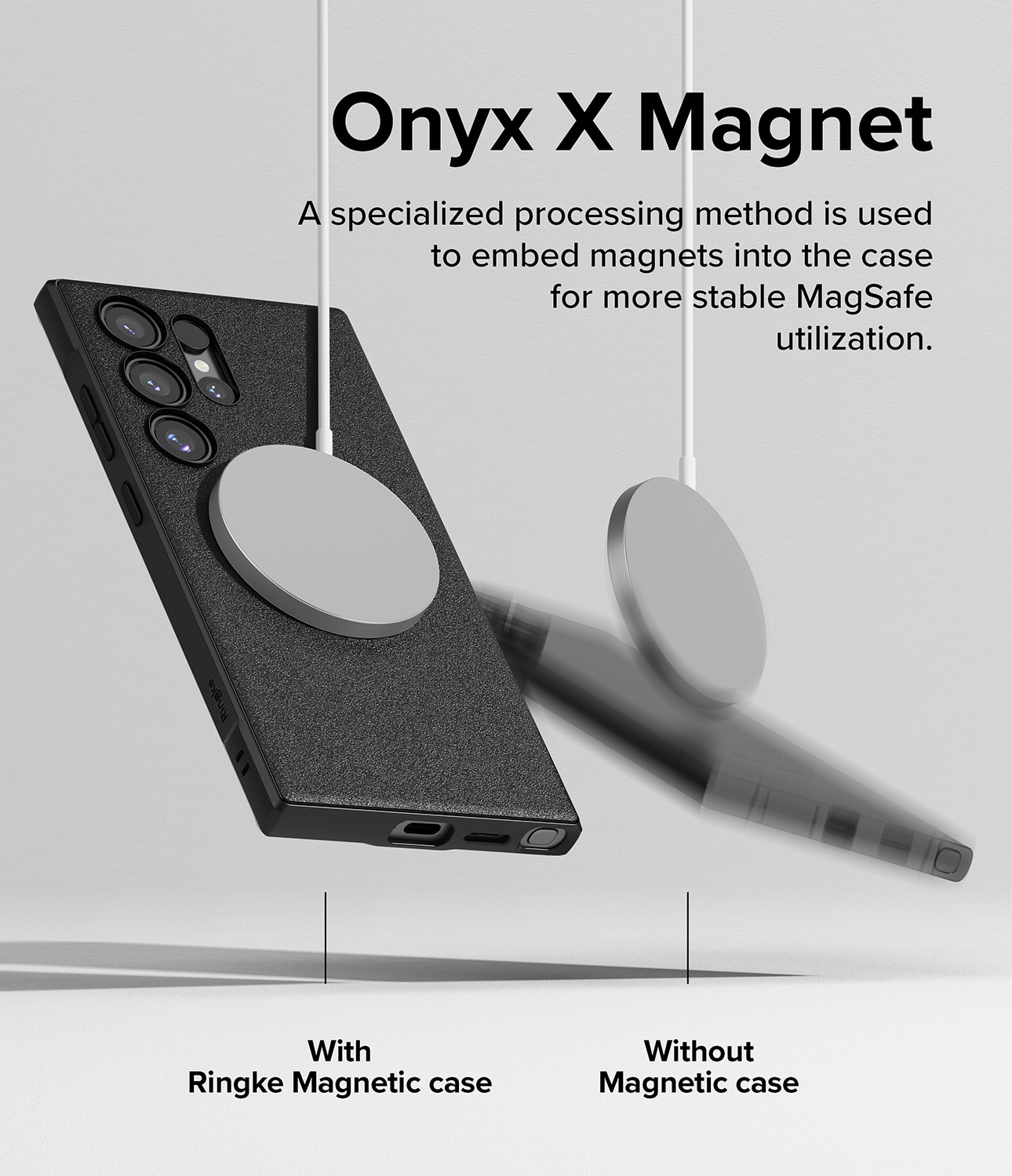 Funda Onyx Magnetic Samsung Galaxy S24 Ultra Black