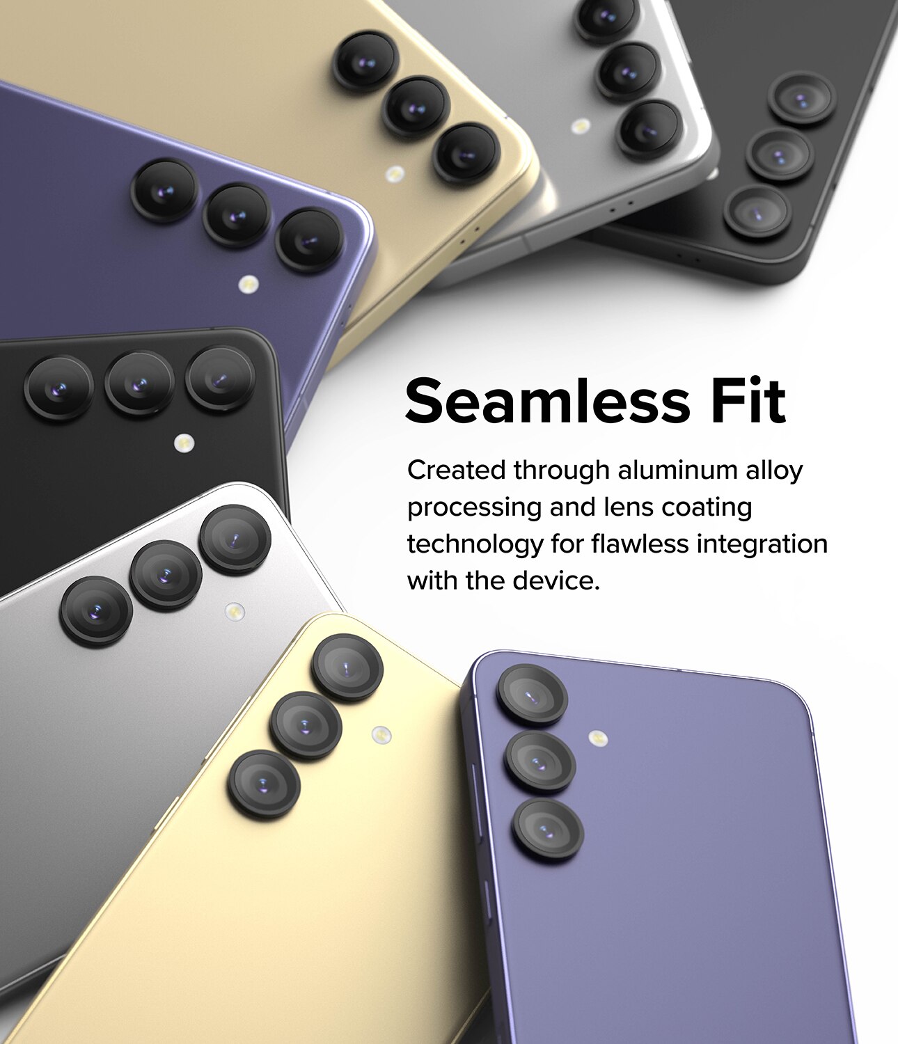 Camera Lens Frame Glass Samsung Galaxy S24 Negro