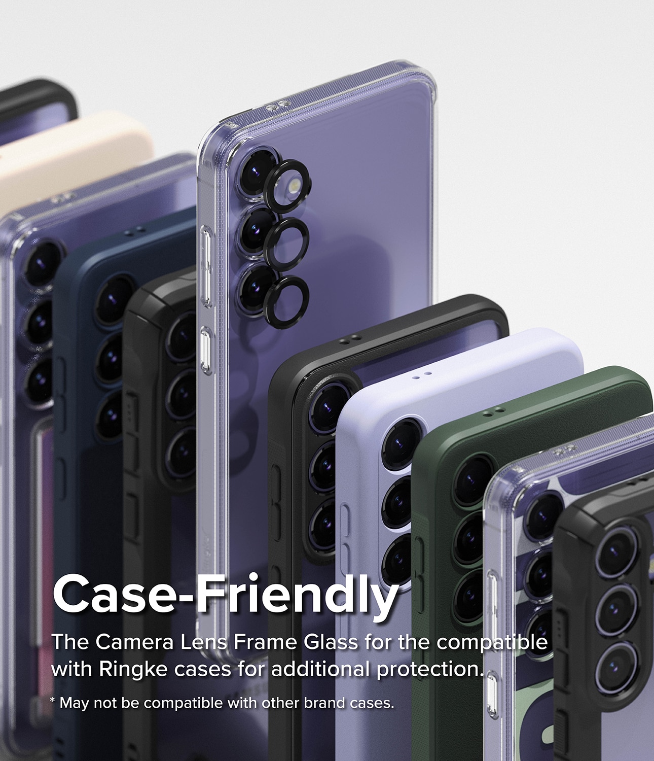 Camera Lens Frame Glass Samsung Galaxy S24 Negro