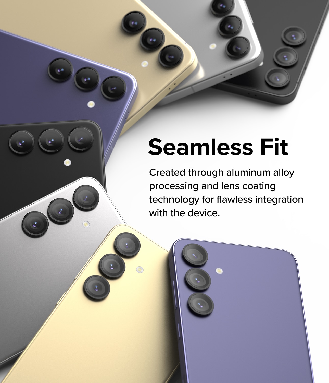 Camera Lens Frame Glass Samsung Galaxy S24 Plus Negro