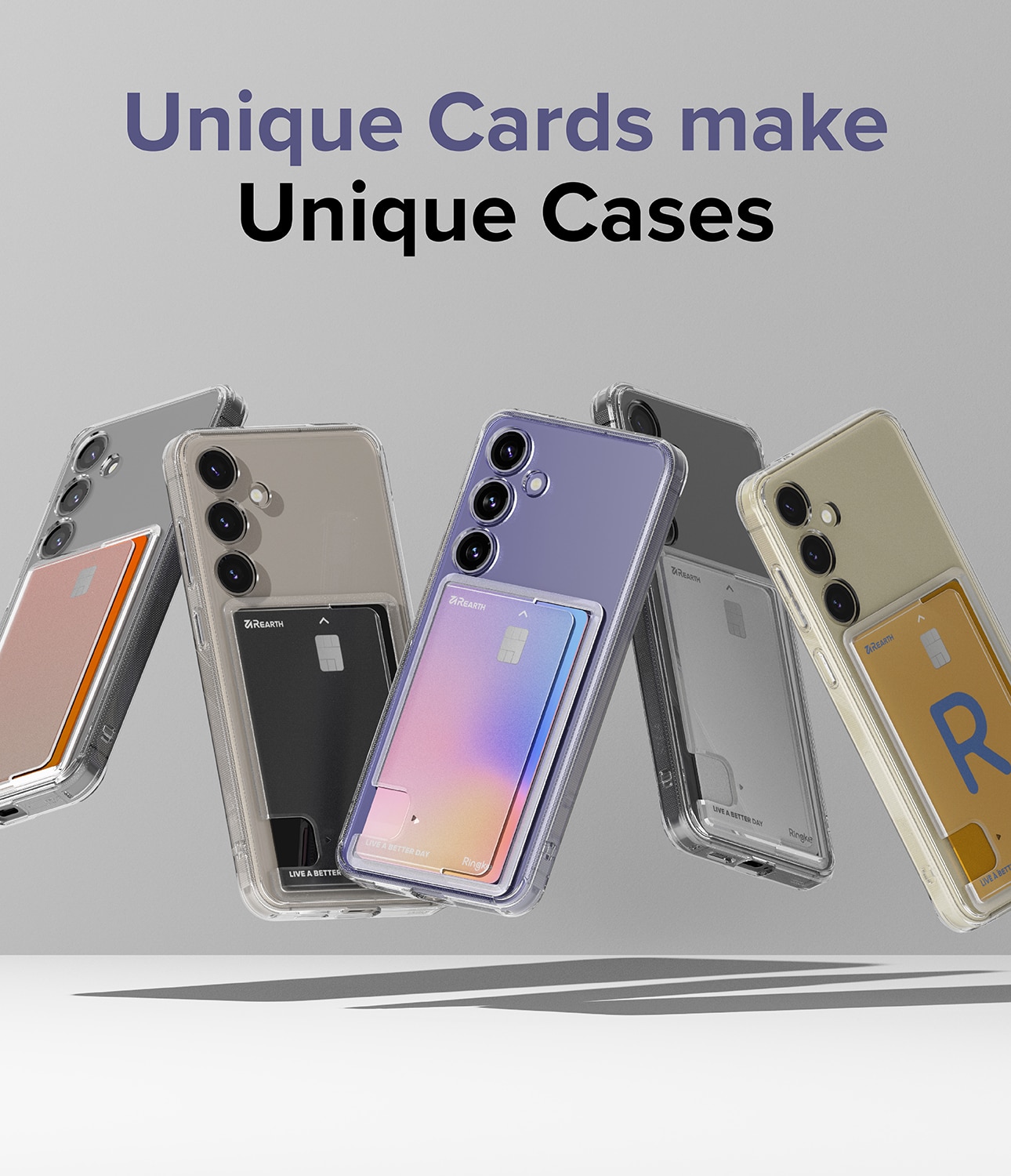 Funda Fusion Card Samsung Galaxy S24 transparente