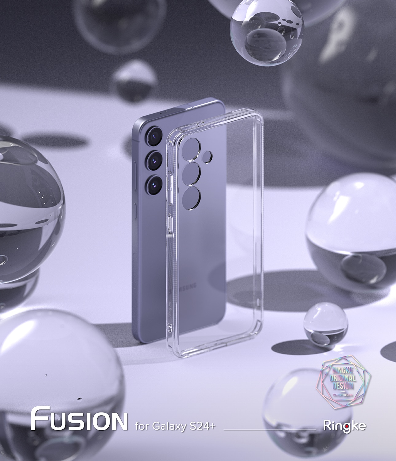 Funda Fusion Samsung Galaxy S24 Transparente