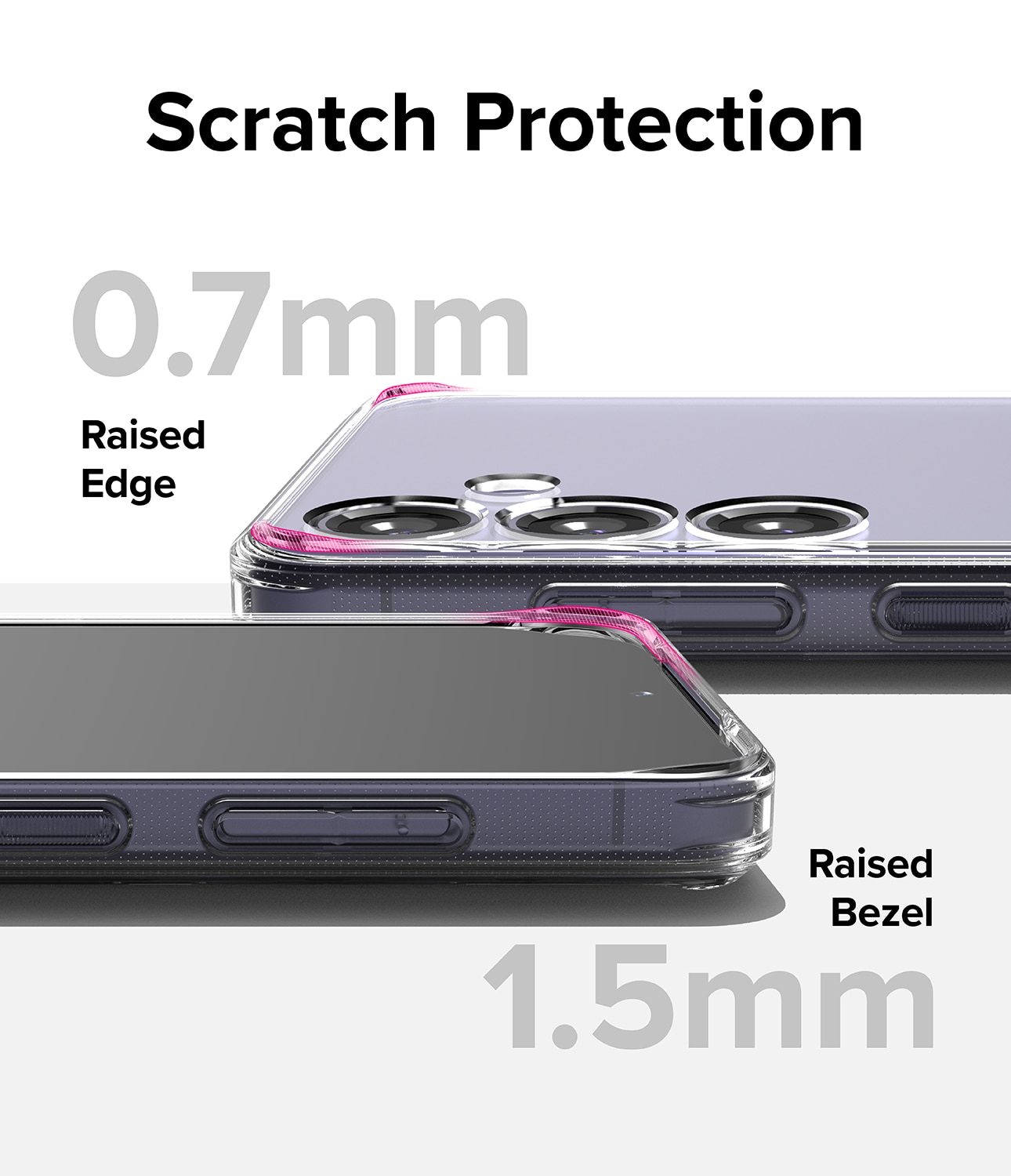 Funda Fusion Samsung Galaxy S24 Transparente