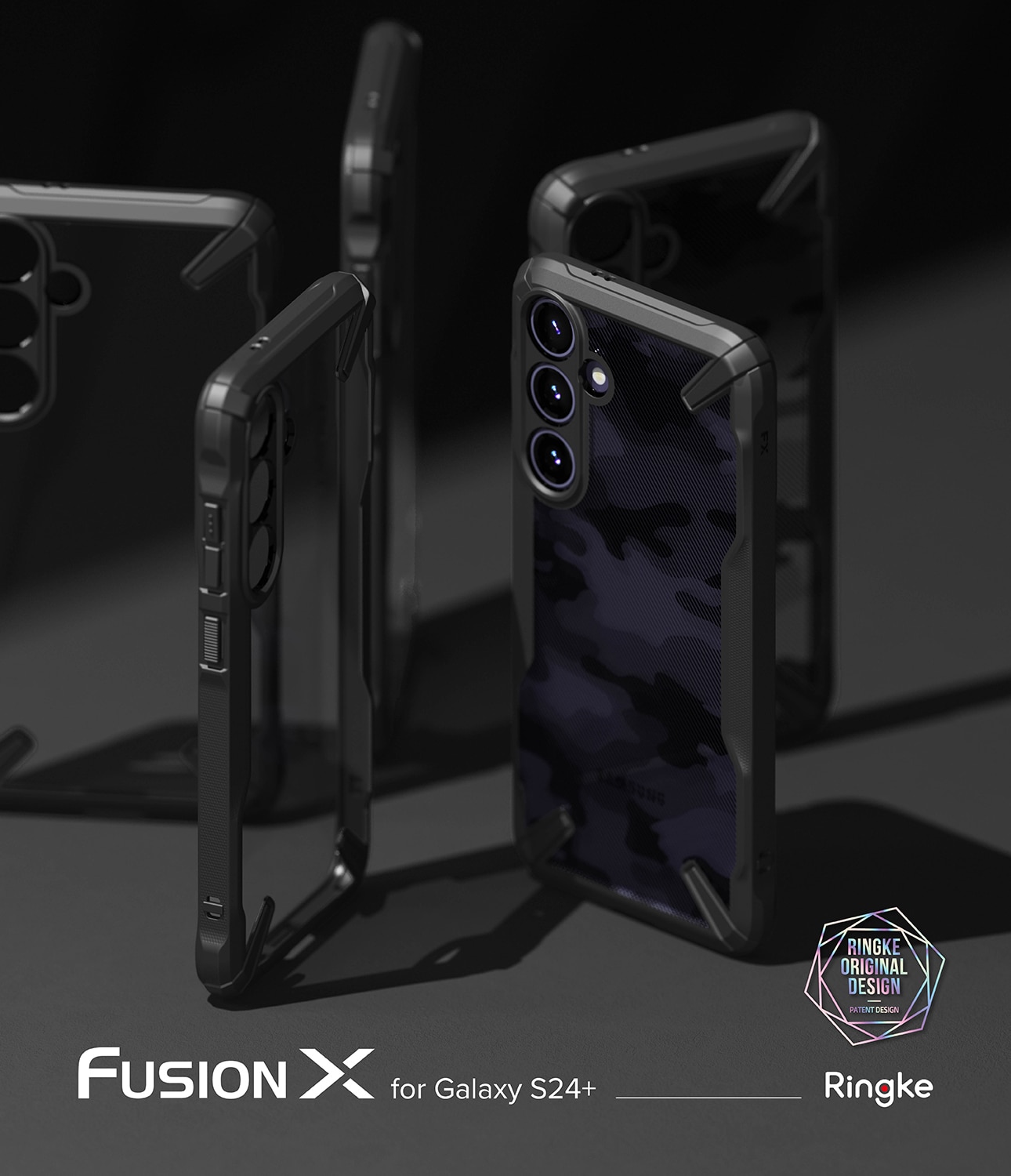 Funda Fusion X Samsung Galaxy S24 Plus Negro