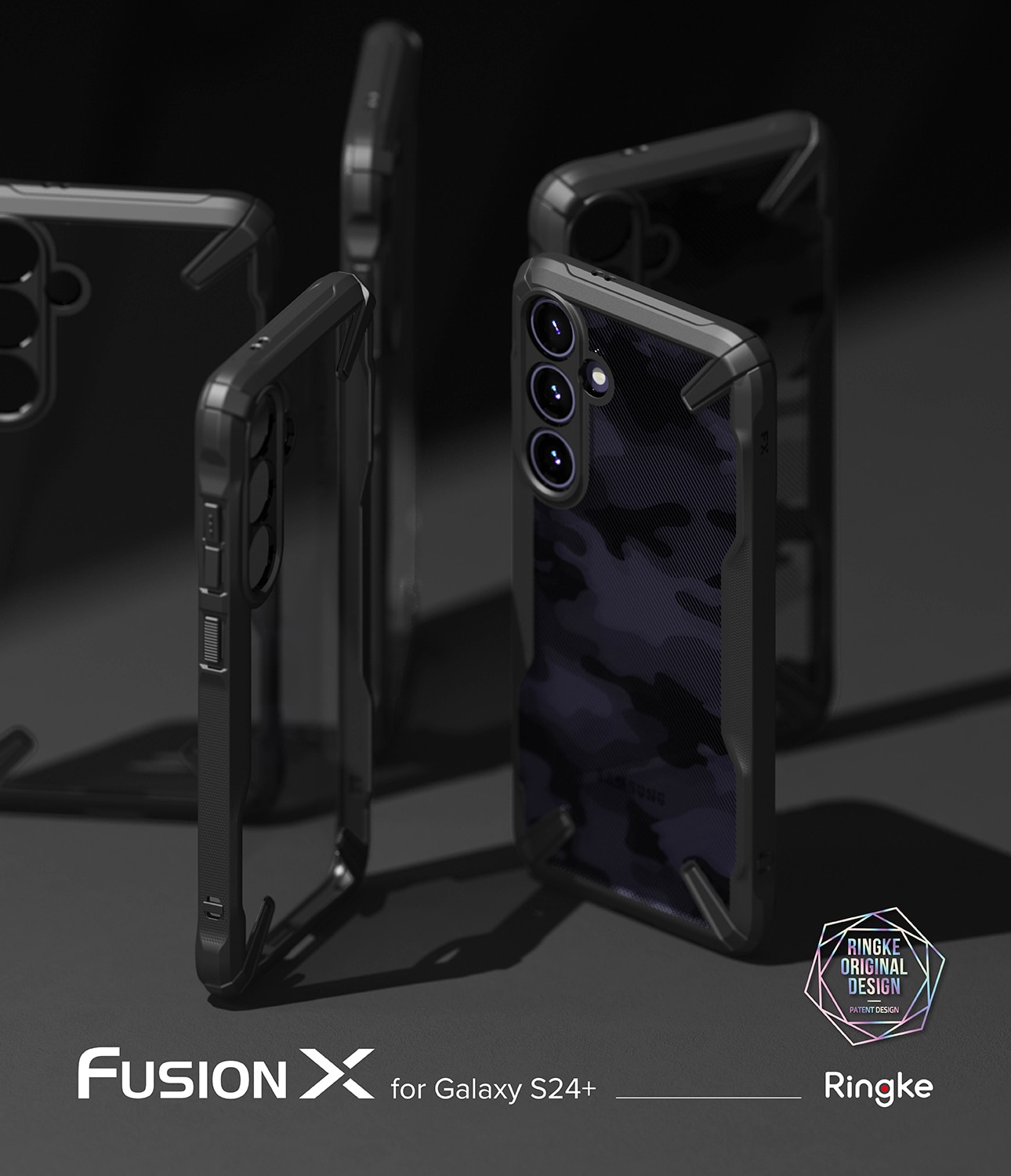 Funda Fusion X Samsung Galaxy S24 negro