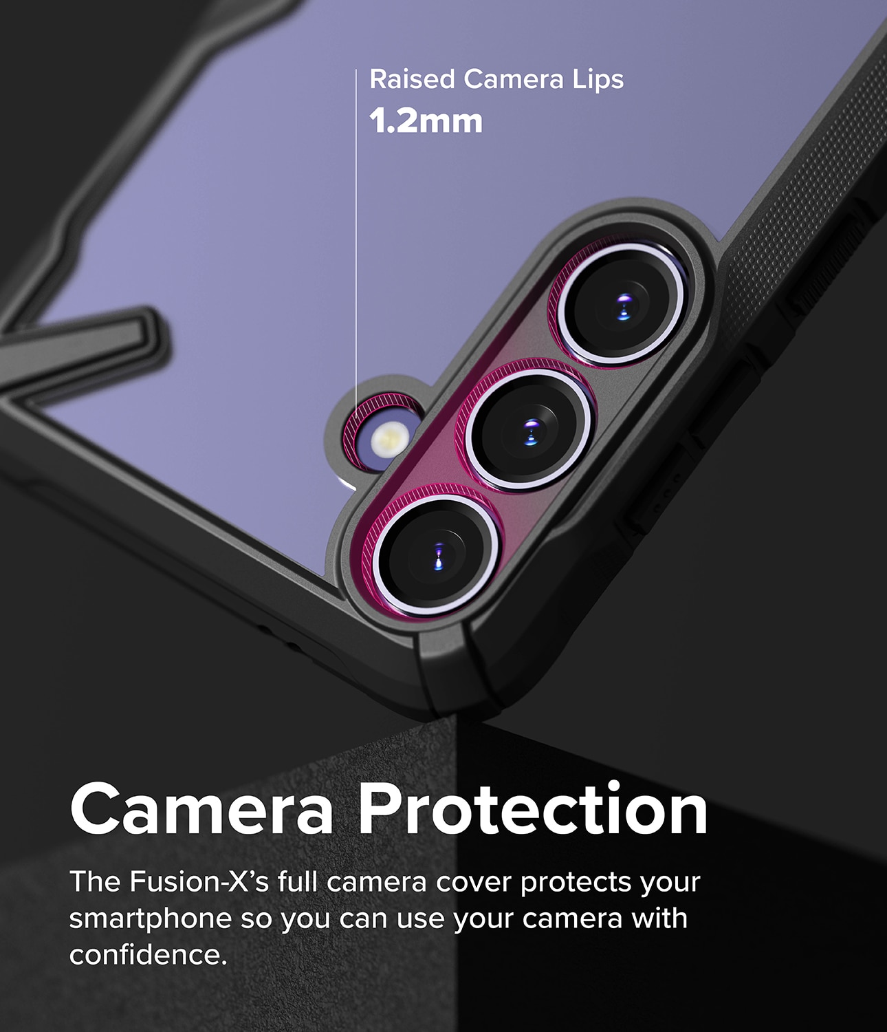 Funda Fusion X Samsung Galaxy S24 Plus Negro