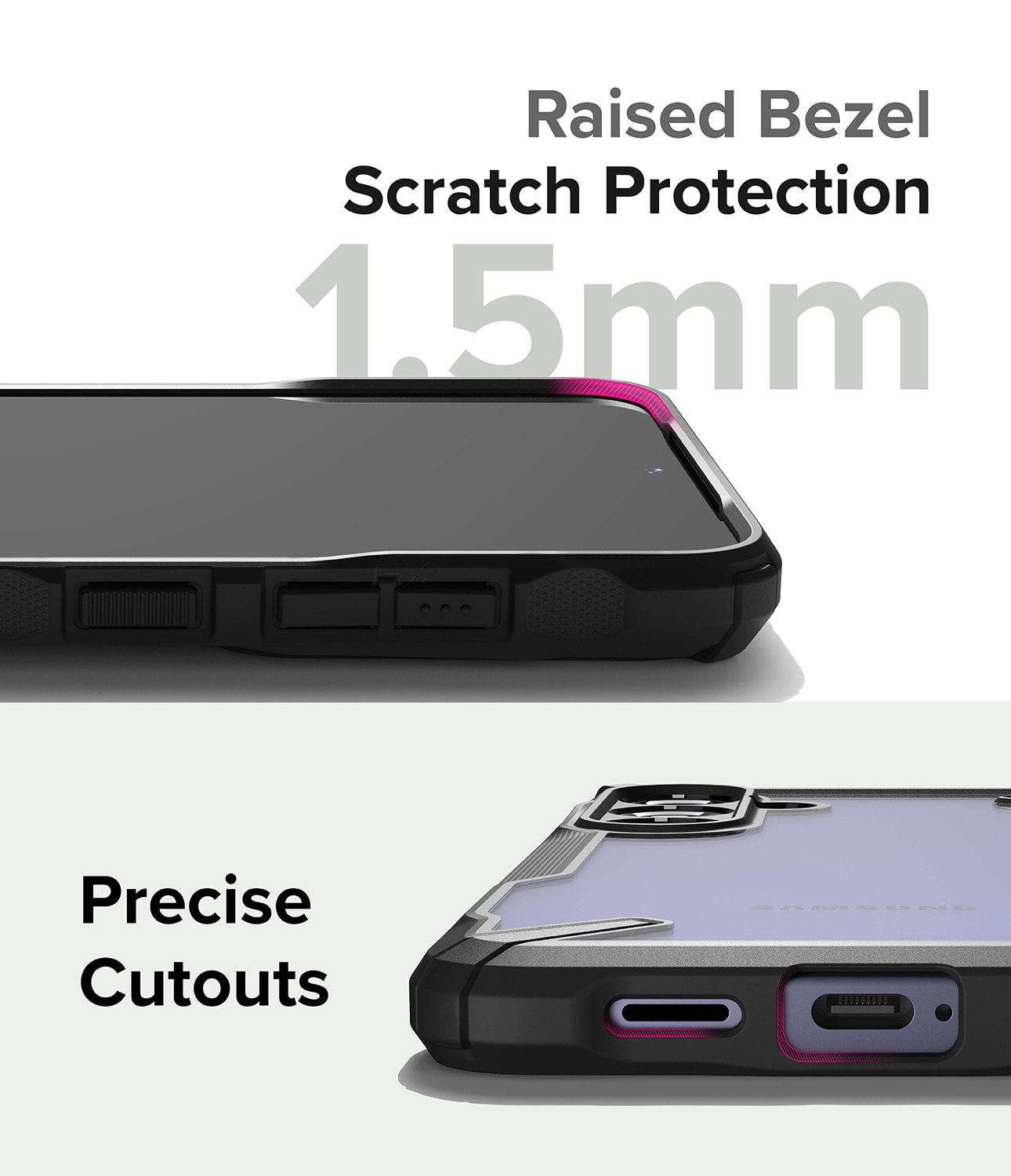 Funda Fusion X Samsung Galaxy S24 Plus Negro