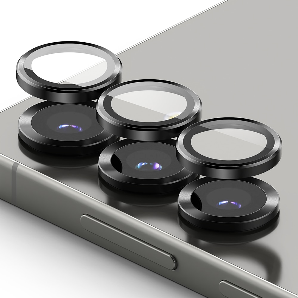 Camera Lens Frame Glass (2 piezas) Samsung Galaxy S25 Plus Black