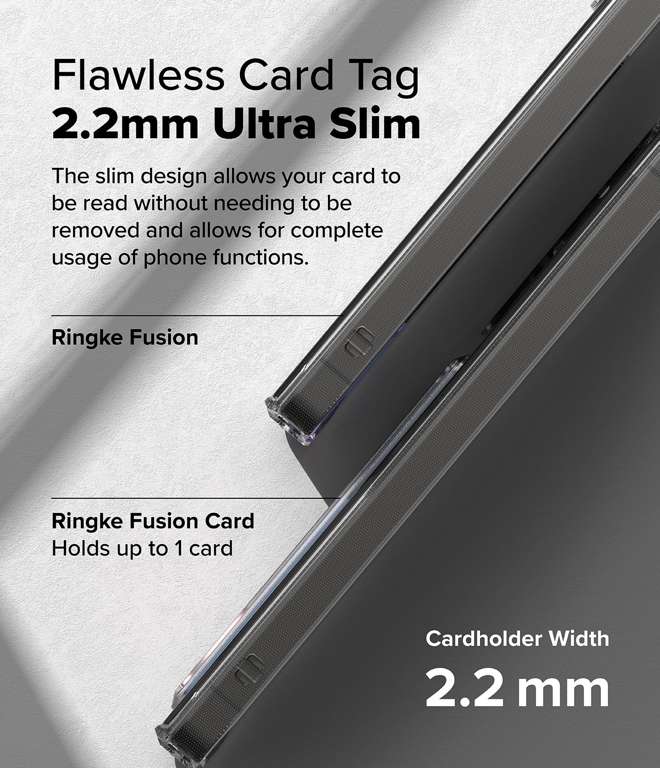 Funda Fusion Card Samsung Galaxy S25 Ultra transparente