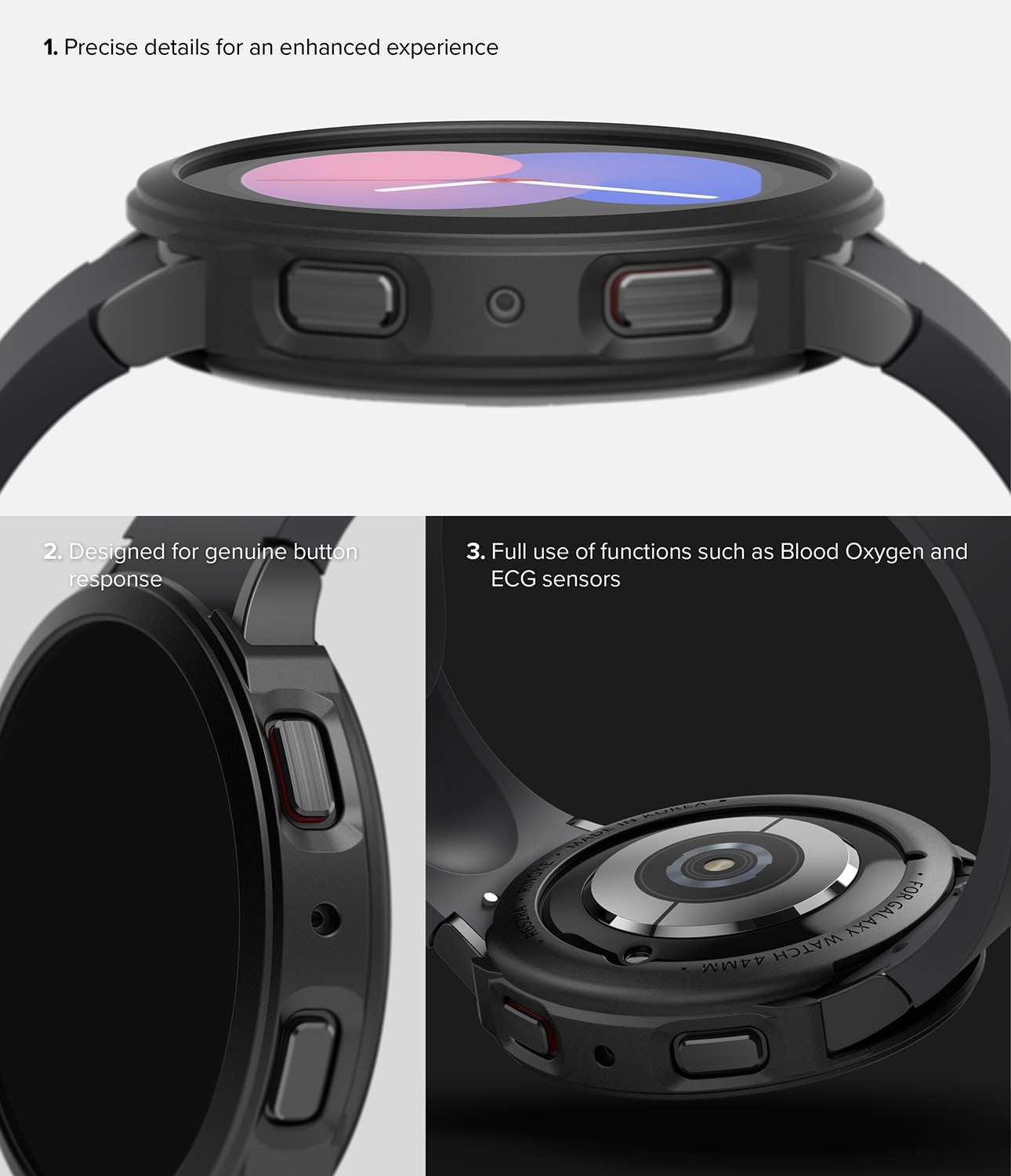 Funda Air Sports Samsung Galaxy Watch 5 40mm Negro