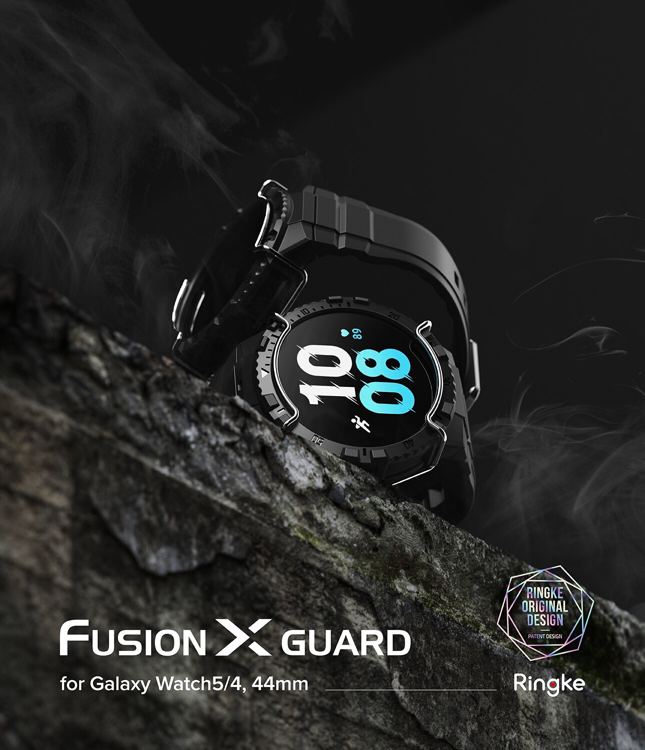 Fusion-X Guard Case+Band Samsung Galaxy Watch 5 44mm Black