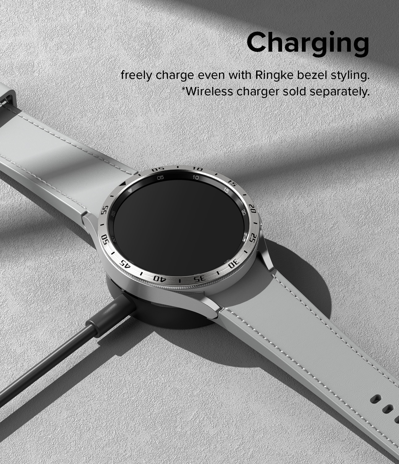 Bezel Styling Samsung Galaxy Watch 6 Classic 43mm plata