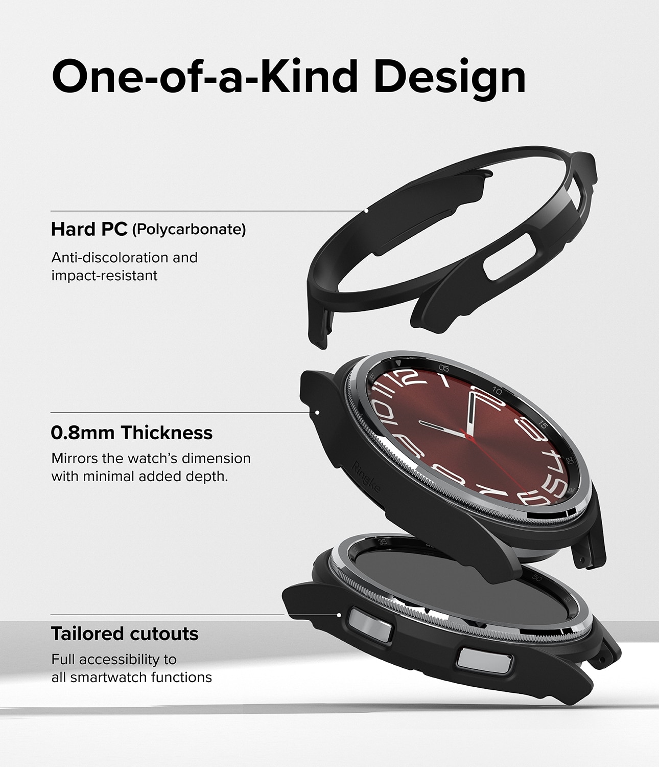 Funda Slim (2 piezas) Samsung Galaxy Watch 6 Classic 47mm Multi color/patrón