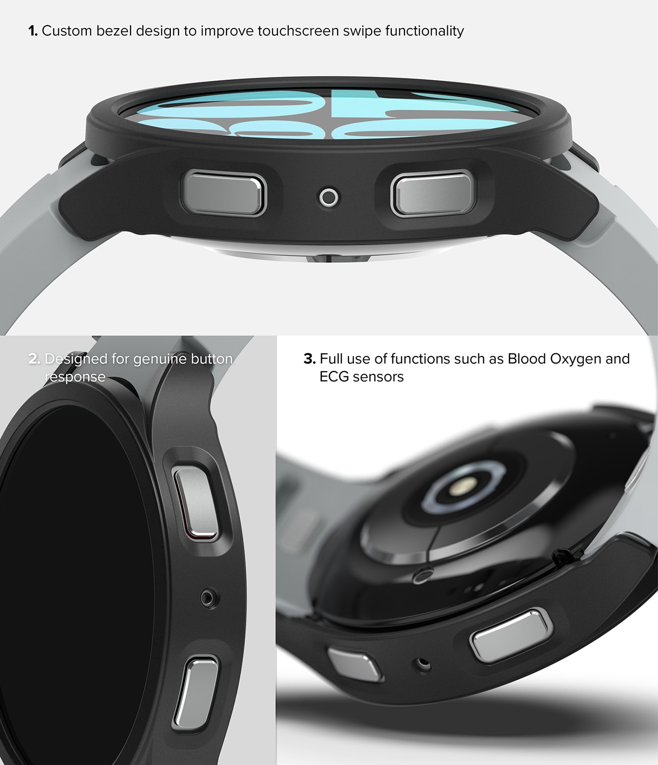 Funda Slim (2 piezas) Samsung Galaxy Watch 6 44mm Multi color/patrón