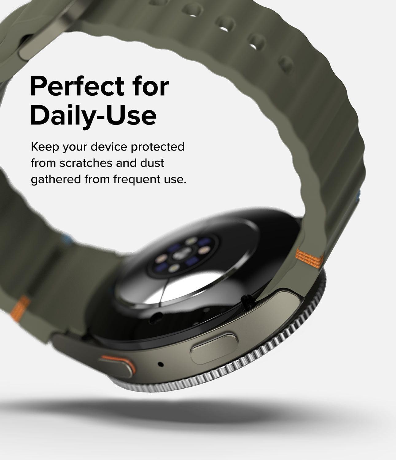 Bezel Styling + Glass Combo Samsung Galaxy Watch 7 44mm Glossy Silver