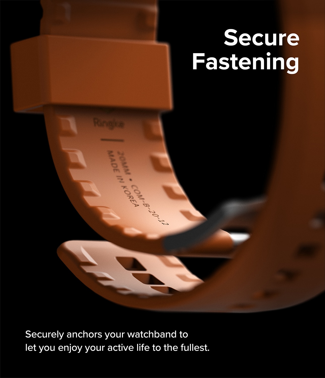 Rubber One Bold Band Samsung Galaxy Watch 4 44mm Orange