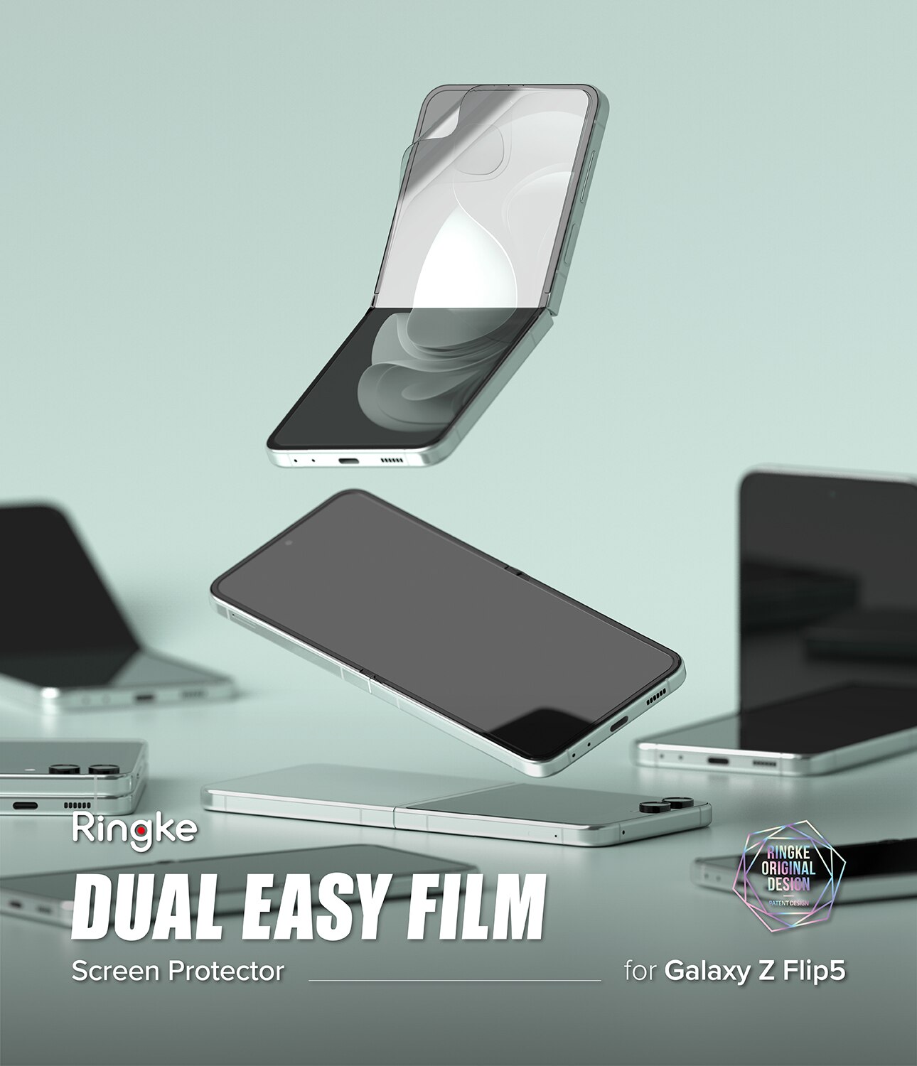 Dual Easy Screen Protector (2 piezas) Samsung Galaxy Z Flip 5