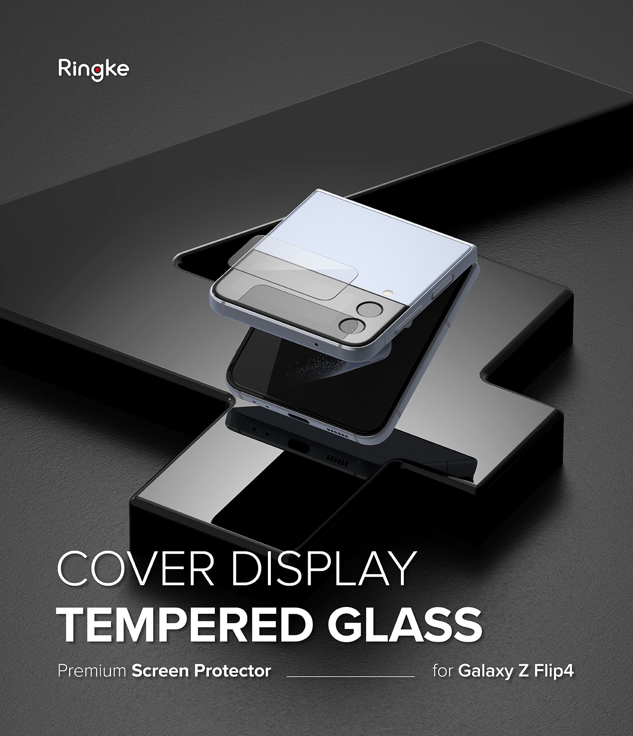 Cover Display Tempered Glass Samsung Galaxy Z Flip 4 (3-pack)