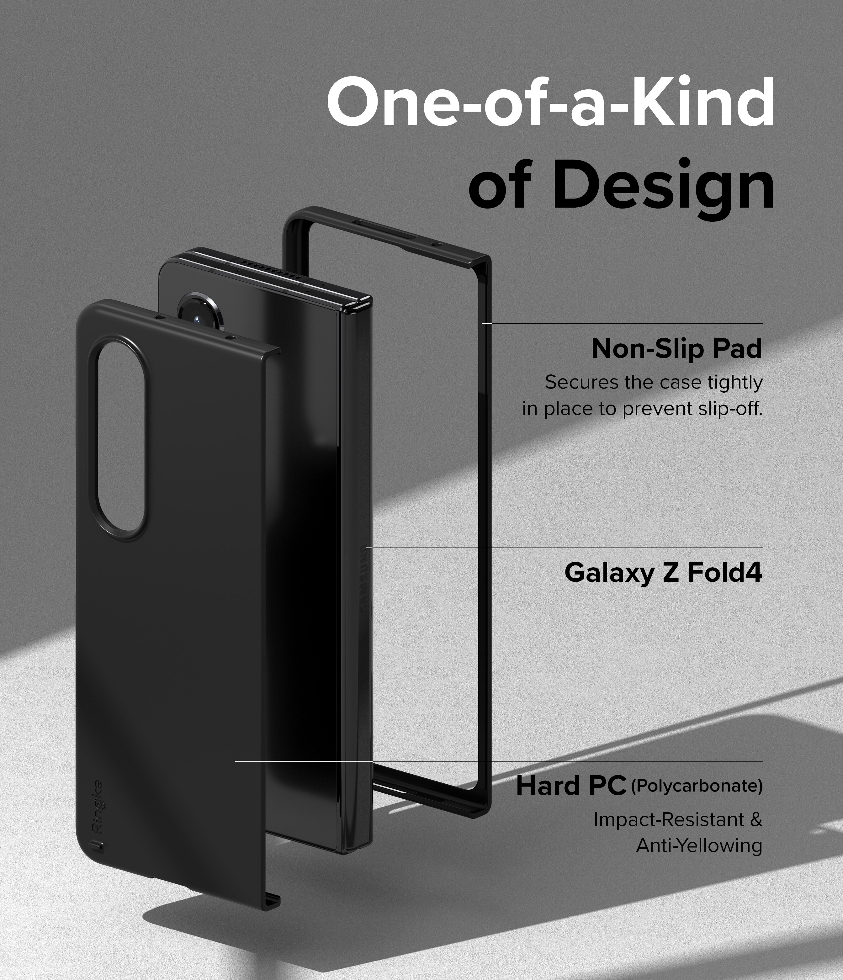 Funda Slim Samsung Galaxy Z Fold 4 Black