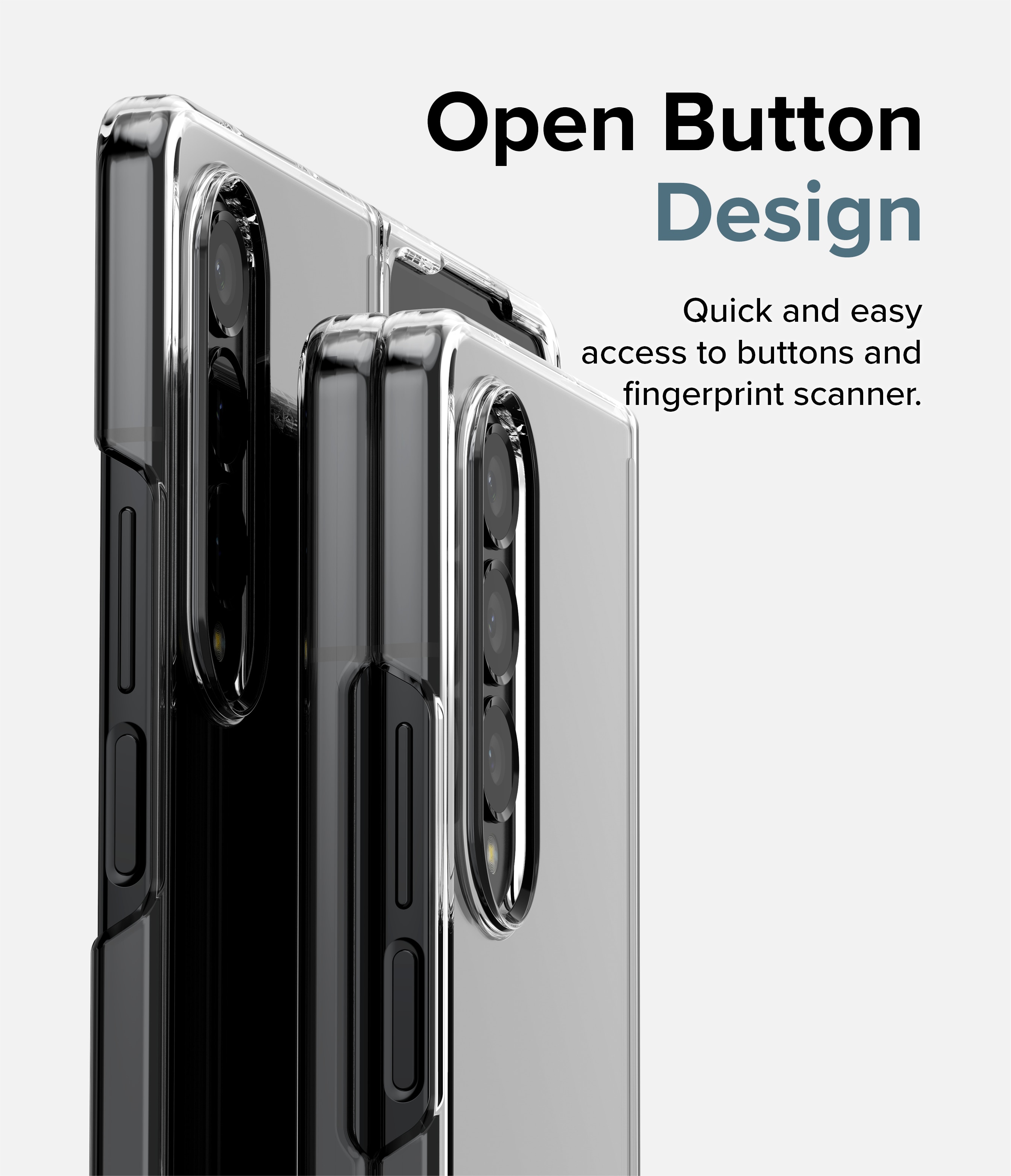Funda Slim Samsung Galaxy Z Fold 4, Transparente